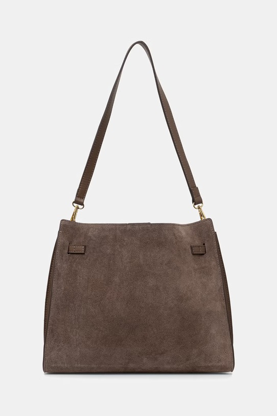 Akcesoria Answear.LAB torebka damska zamszowa WS26-TOD180 brązowy