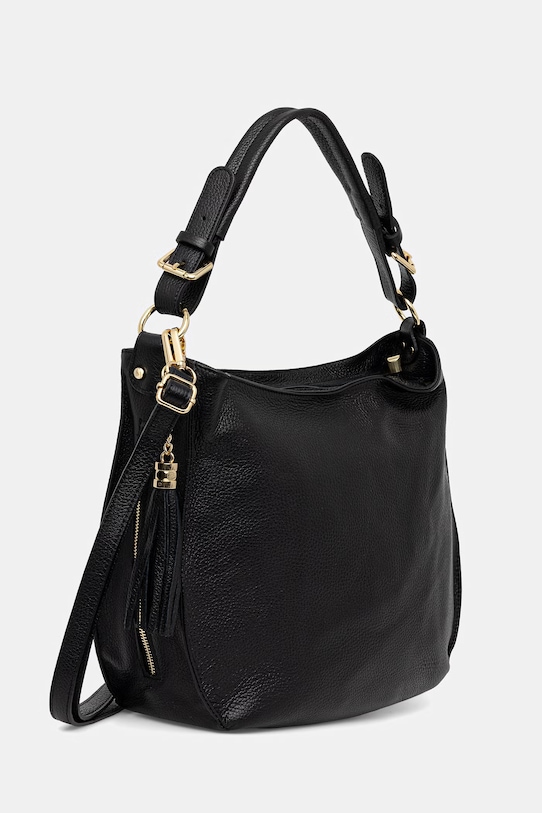 Answear.LAB geantă shopper pentru femei de piele 1131.iak negru WS26