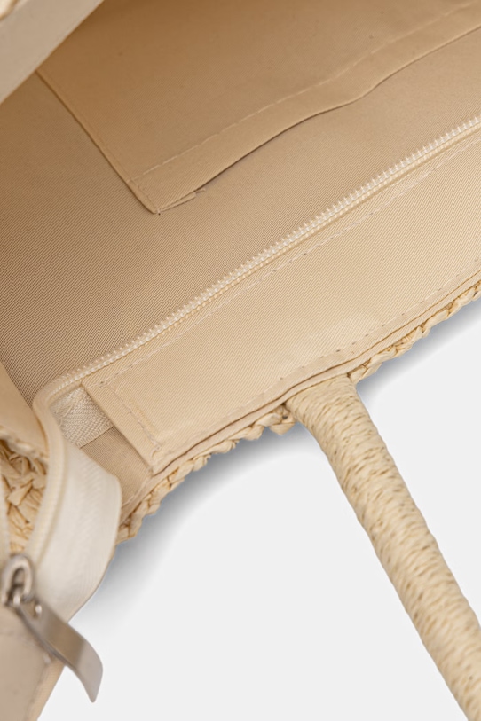 Answear.LAB torebka shopper damska pleciona F-B61019.hak beżowy