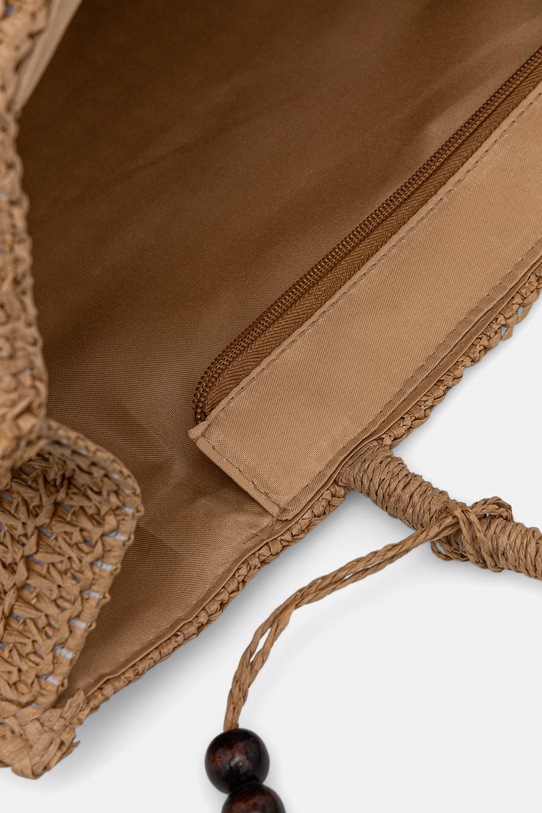 Answear.LAB torebka shopper damska pleciona F-B61019.hak brązowy