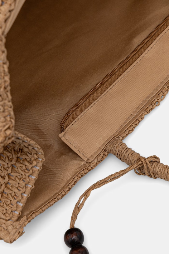 Answear.LAB torebka shopper damska pleciona F-B61019.hak brązowy