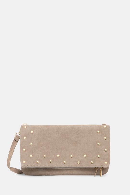 Answear.LAB geantă crossbody pentru femei, din piele întoarsă bej 1417.hak