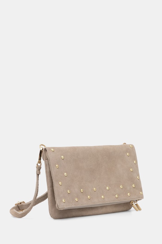 Answear.LAB geantă crossbody pentru femei, din piele întoarsă 1417.hak bej WS26