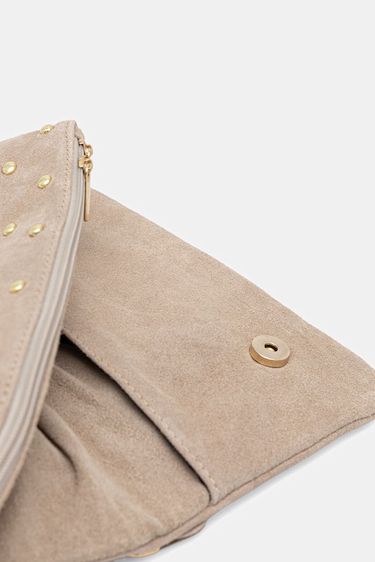 Answear.LAB geantă crossbody pentru femei, din piele întoarsă 1417.hak bej