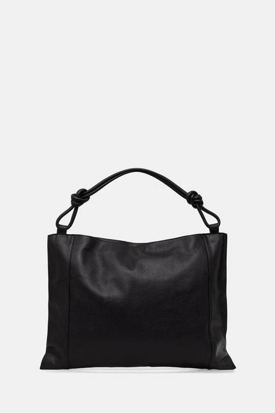 Answear.LAB kabelka typu shopper dámska kožená čierna 1406.hak