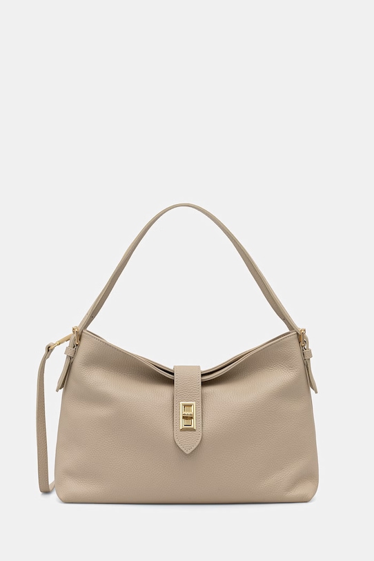 Answear.LAB torebka shopper damska skórzana beżowy SR40ML.PSR