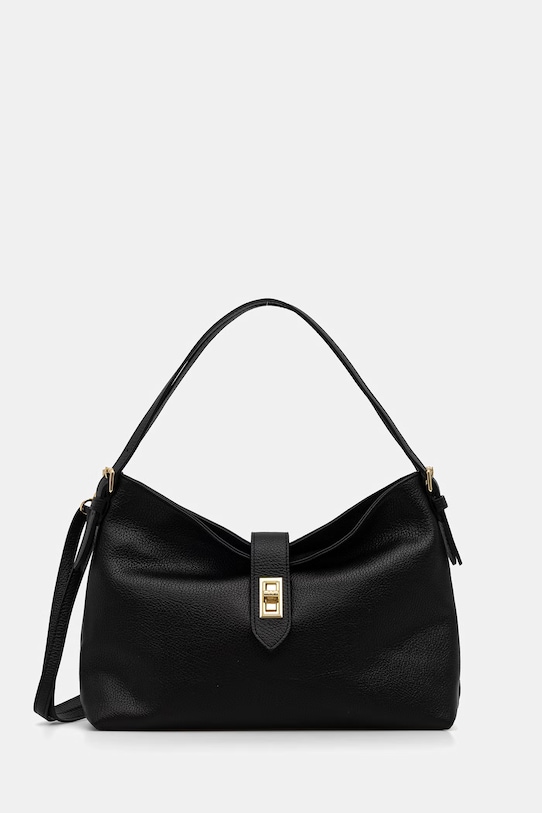 Answear.LAB torebka shopper damska skórzana czarny SR40ML.PSR