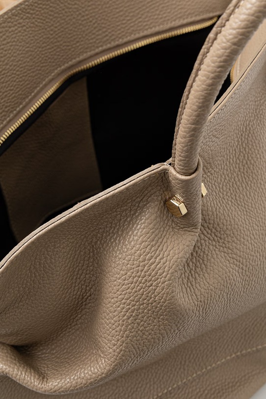 Answear.LAB torebka shopper damska skórzana SR42DL.PSR beżowy