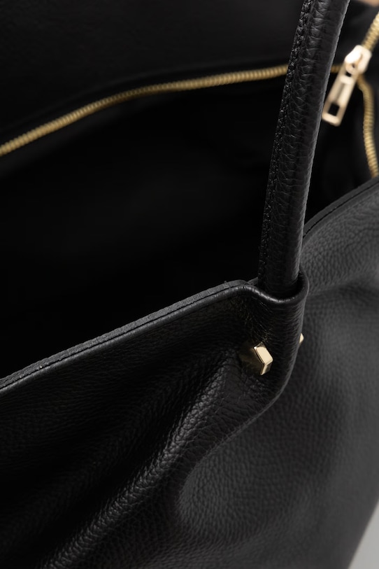 Answear.LAB torebka shopper damska skórzana SR42DL.PSR czarny