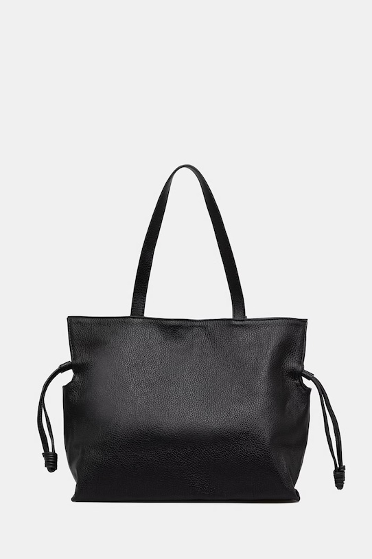 Answear.LAB torebka shopper damska skórzana czarny SR51DL.PSR