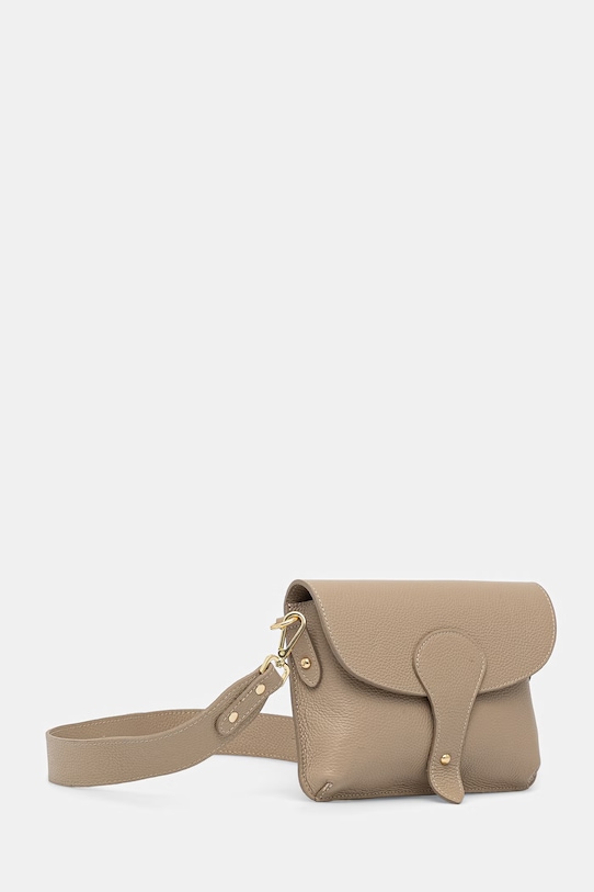 Answear.LAB geantă poștaș pentru femei, din piele SR52SL.PSR bej WS26