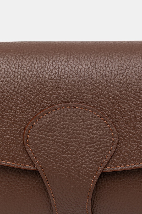 Answear.LAB geantă poștaș pentru femei, din piele maro SR52SL.PSR