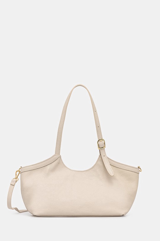 Answear.LAB torebka crossbody damska skórzana beżowy SR53SL.PSR