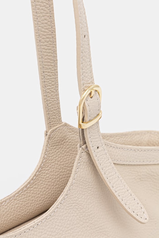 Answear.LAB torebka crossbody damska skórzana beżowy SR53SL.PSR