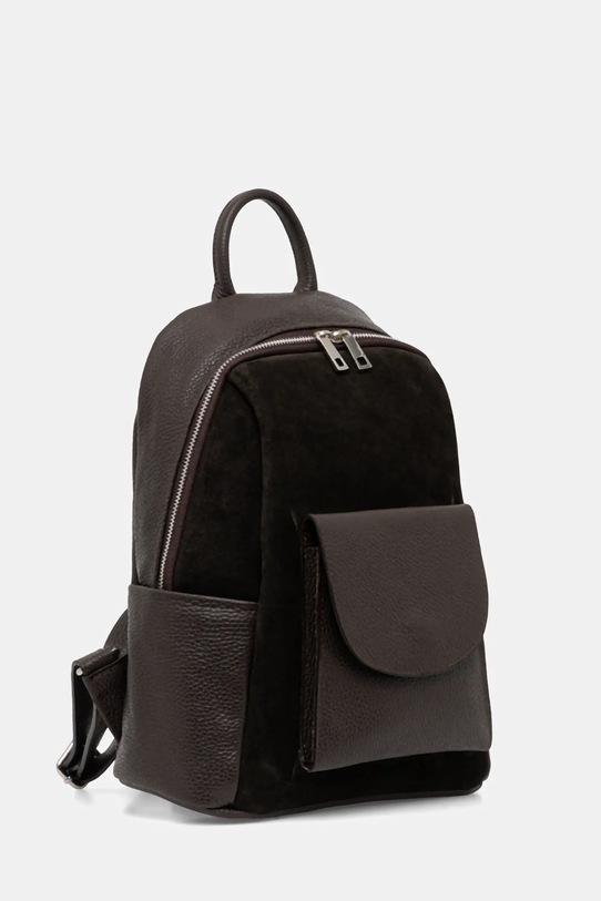 Answear.LAB plecak zamszowy Ans08.hak brązowy WS26