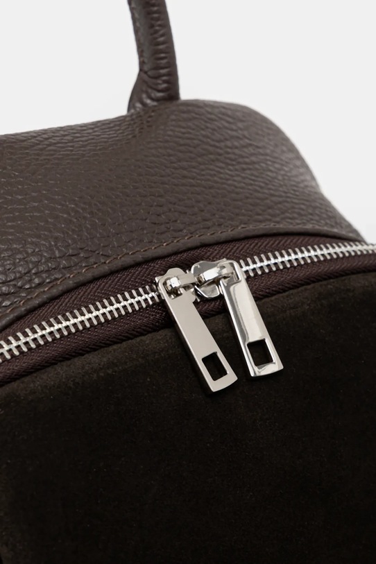 Answear.LAB plecak zamszowy brązowy Ans08.hak