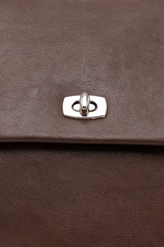 Kožený batoh Answear.LAB hnědá QL.12.cjk