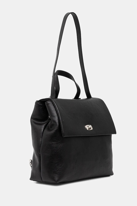 Usnjen nahrbtnik Answear.LAB QL.12.cjk črna WS26