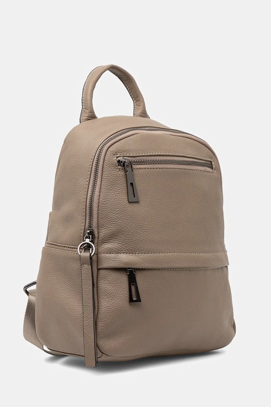 Kožený batoh Answear.LAB CP.5.cjk béžová WS26