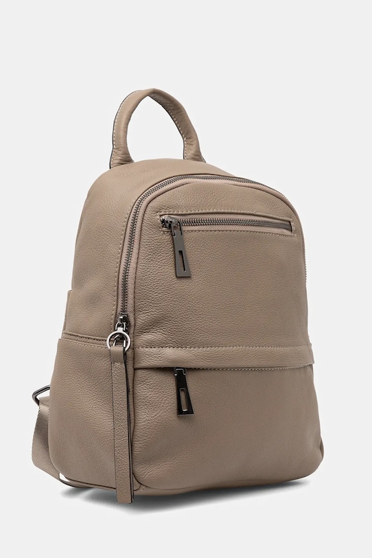 Kožený batoh Answear.LAB CP.5.cjk béžová WS26