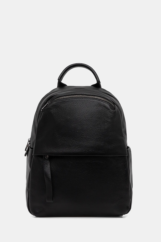 Δερμάτινο σακίδιο Answear.LAB λείο δέρμα μαύρο YY.9.cjk