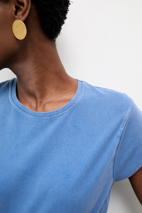 Answear.LAB t-shirt m.08210.hak niebieski