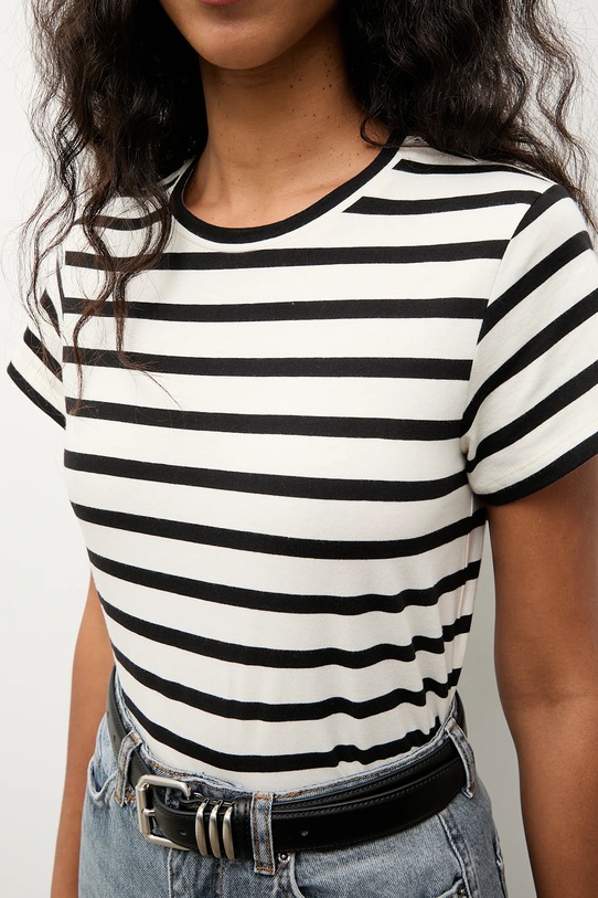 Answear.LAB t-shirt TR1.tok biały