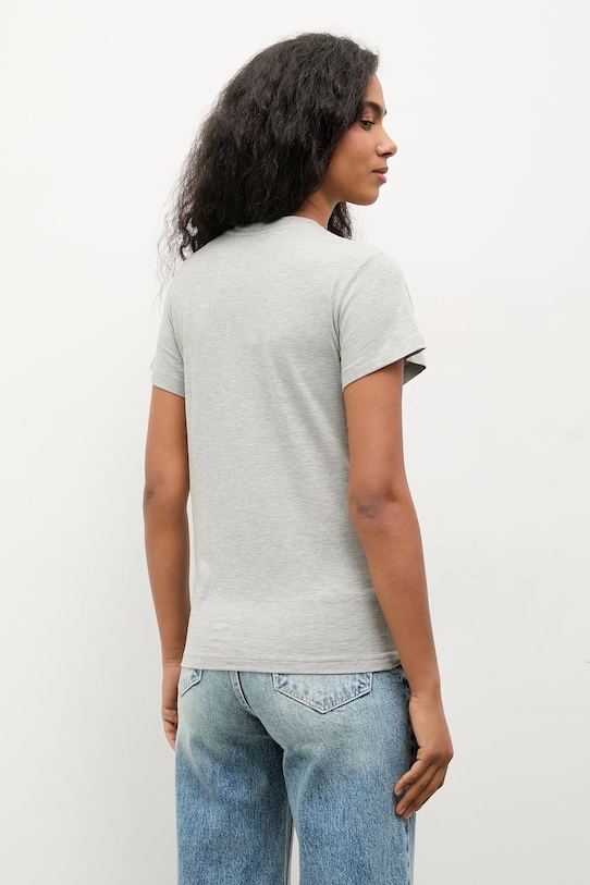 Odzież Answear.LAB t-shirt TR1.tok szary