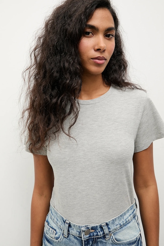 Answear.LAB t-shirt szary TR1.tok