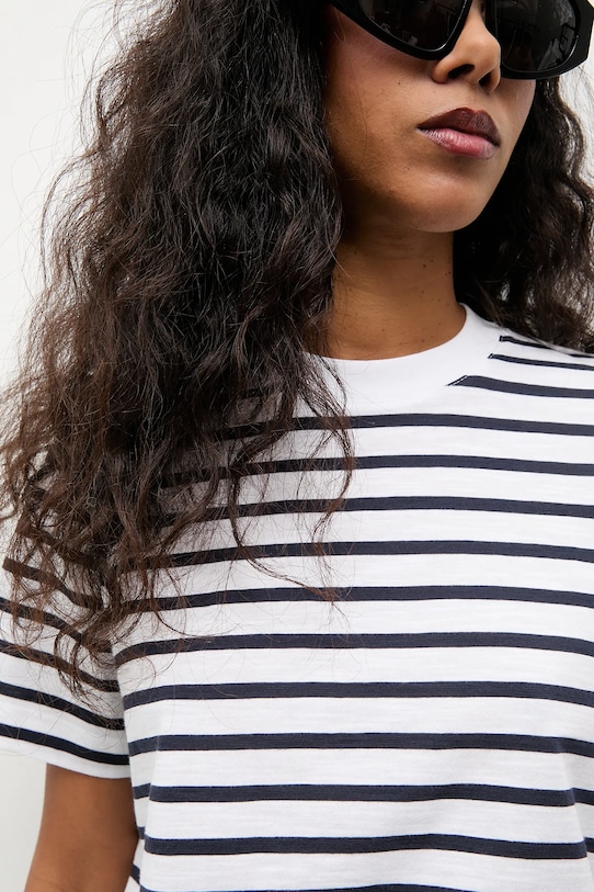 Answear.LAB t-shirt bawełniany TR2.tok biały