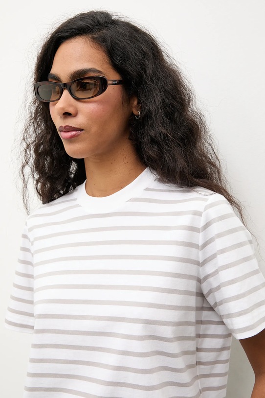 Answear.LAB t-shirt bawełniany szary TR2.tok