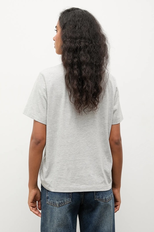 Odzież Answear.LAB t-shirt bawełniany TR2.tok szary