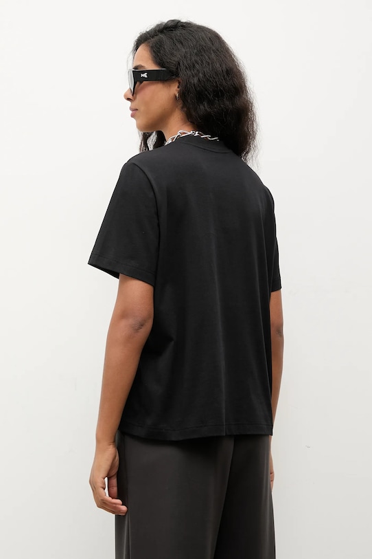 Odzież Answear.LAB t-shirt bawełniany TR2.tok czarny
