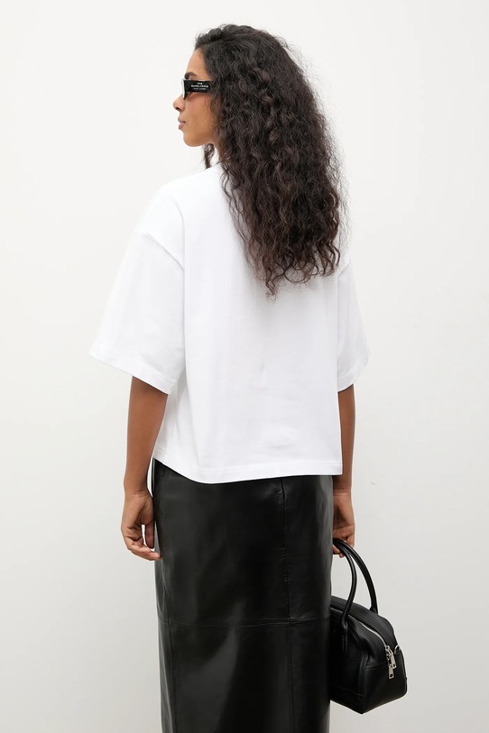 Odzież Answear.LAB t-shirt bawełniany TR4.tok biały
