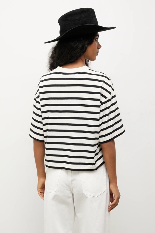 Odzież Answear.LAB t-shirt bawełniany TR4.tok biały