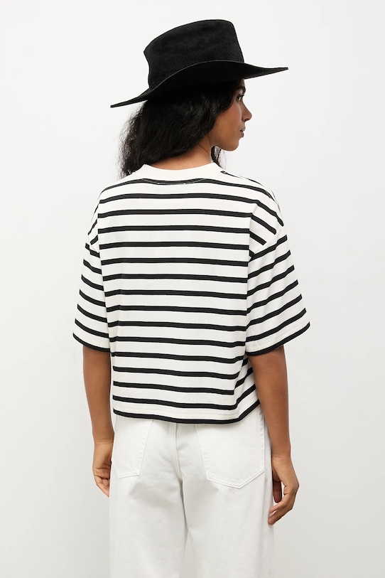 Odzież Answear.LAB t-shirt bawełniany TR4.tok biały