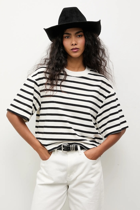 Answear.LAB t-shirt bawełniany biały TR4.tok