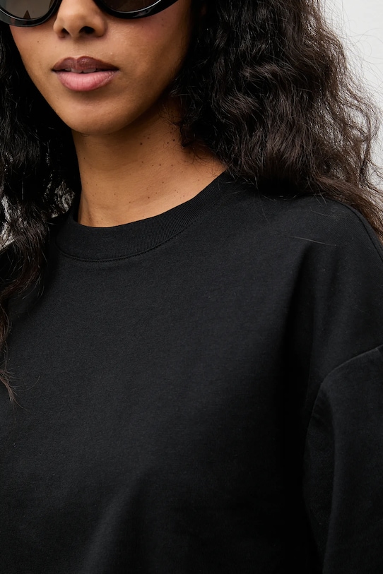 Answear.LAB t-shirt bawełniany TR4.tok czarny