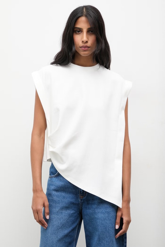 Answear.LAB top damski regular biały WS26-TSD010