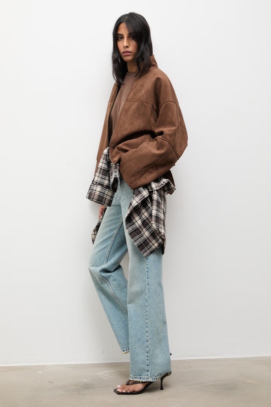 Answear.LAB top damski WS26-TSD010 brązowy WS26