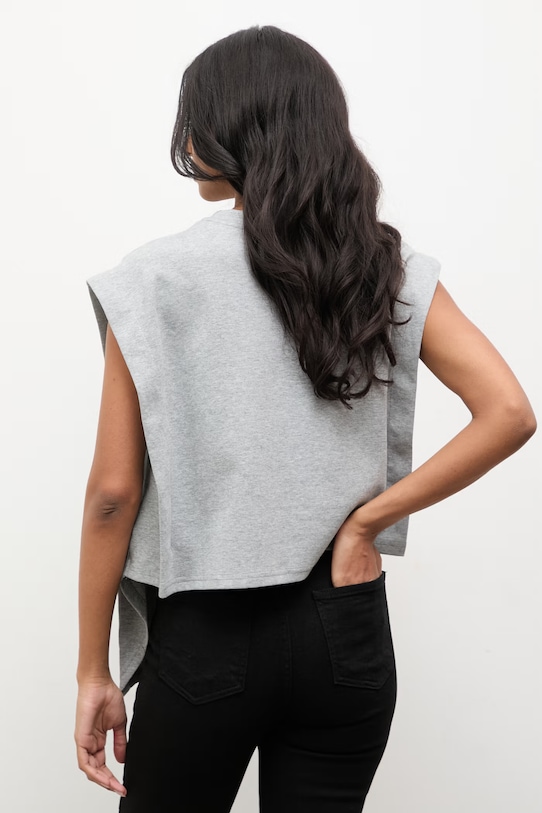 Odzież Answear.LAB Top damskie WS26-TSD010 szary