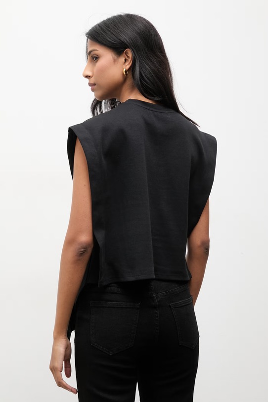 Odzież Answear.LAB top damskie WS26-TSD010 czarny