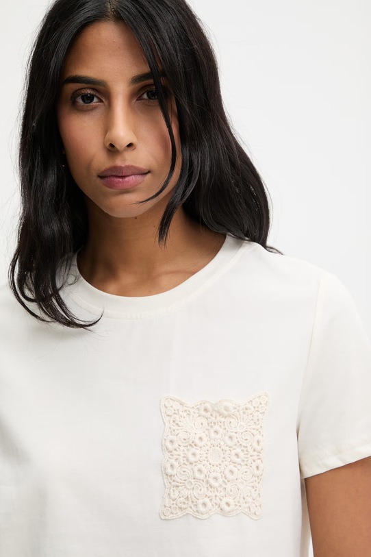 Answear.LAB t-shirt beżowy JH3238.isr