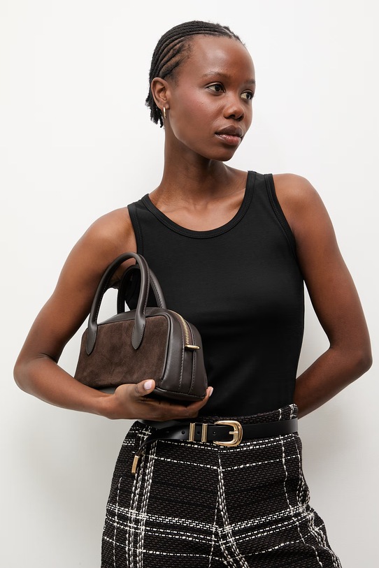 Answear.LAB top damski z wiskozą czarny WS26-TSD012