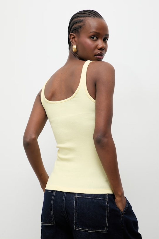 Oblečení Answear.LAB top dámský s bavlnou 6001.tok žlutá