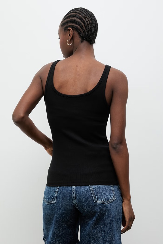 Oblečení Answear.LAB top dámský s bavlnou 6001.tok černá