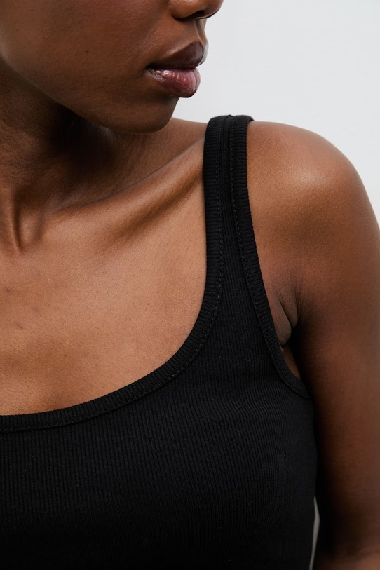 Answear.LAB top dámský s bavlnou 6001.tok černá