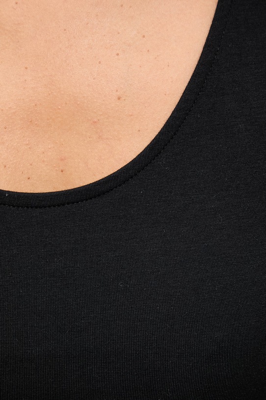 Answear.LAB top damski bawełniany z elastanem WS26-TSD021 czarny