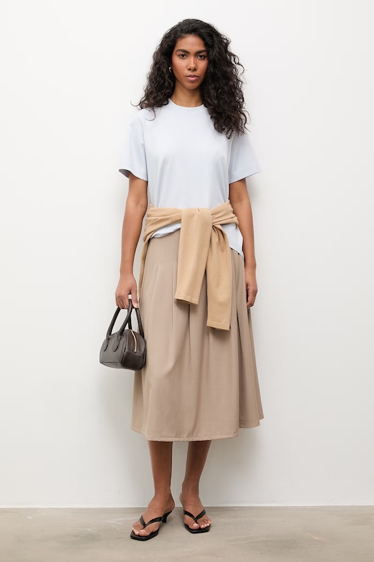 Answear.LAB tricou pentru femei TS3.tok albastru WS26