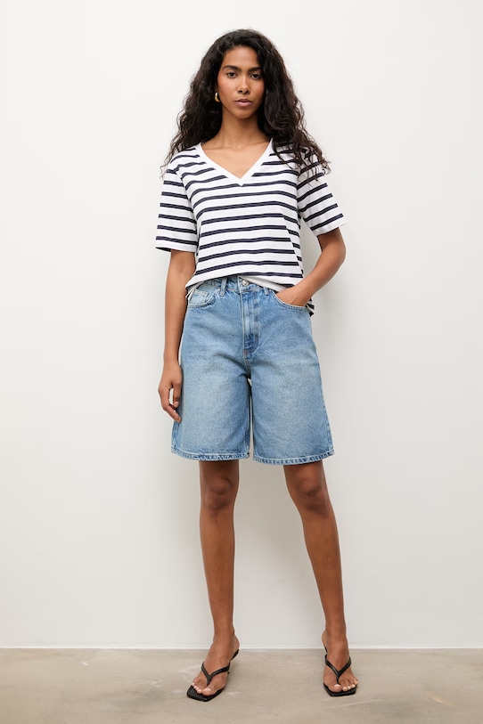 Answear.LAB tričko dámske bavlnené TRA.SS.5 tmavomodrá WS26